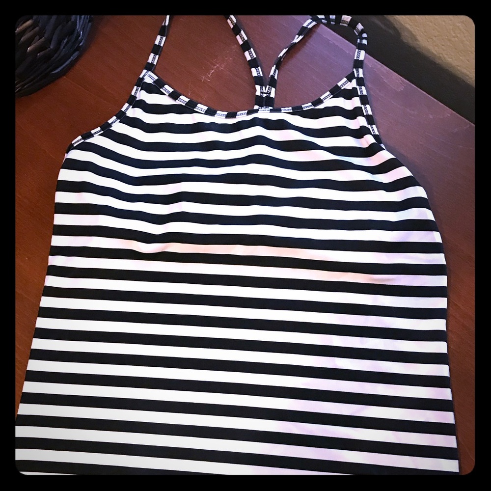 Champion C9 Striped Y Back Workout Top